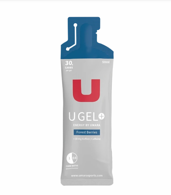 U Gel Skogsbær + Koffein (65 g)