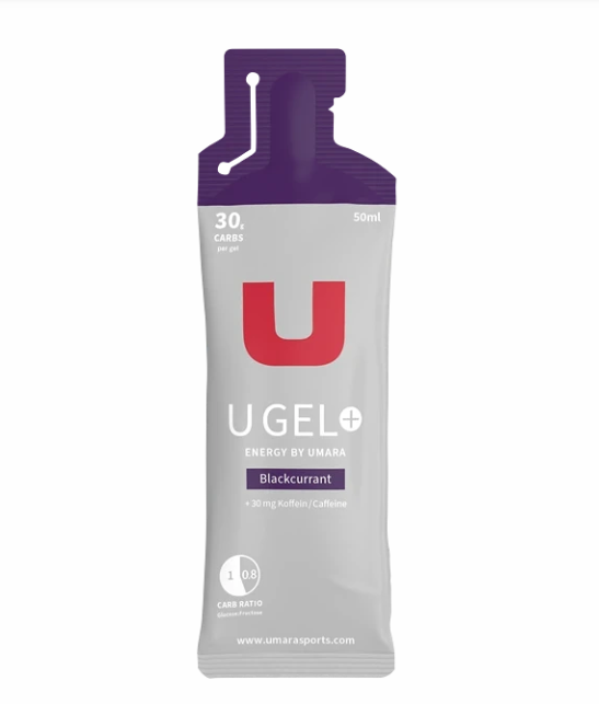 U Gel Solbær + Koffein (65 g)