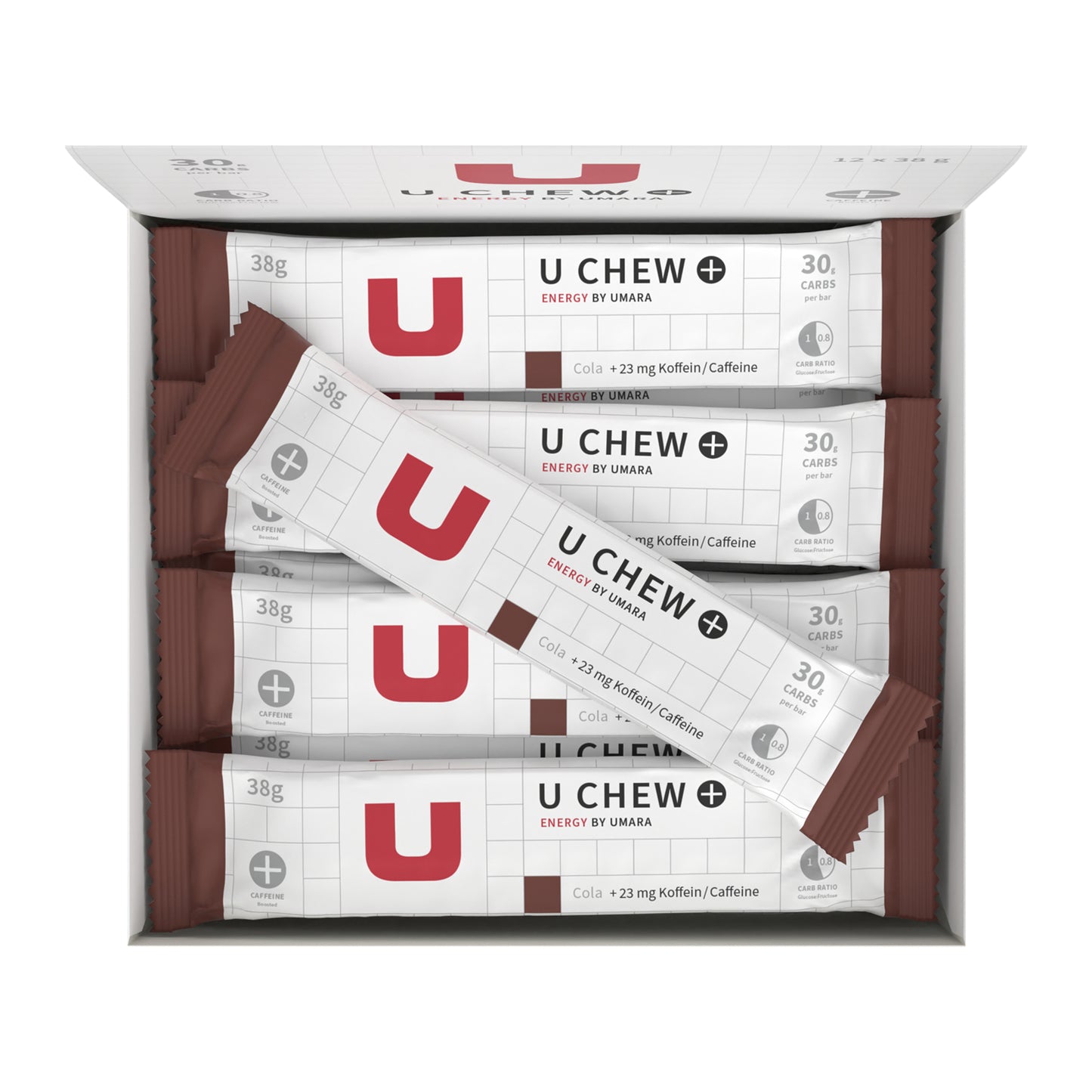 U Chew Cola + Koffein (12 stk a 30g)