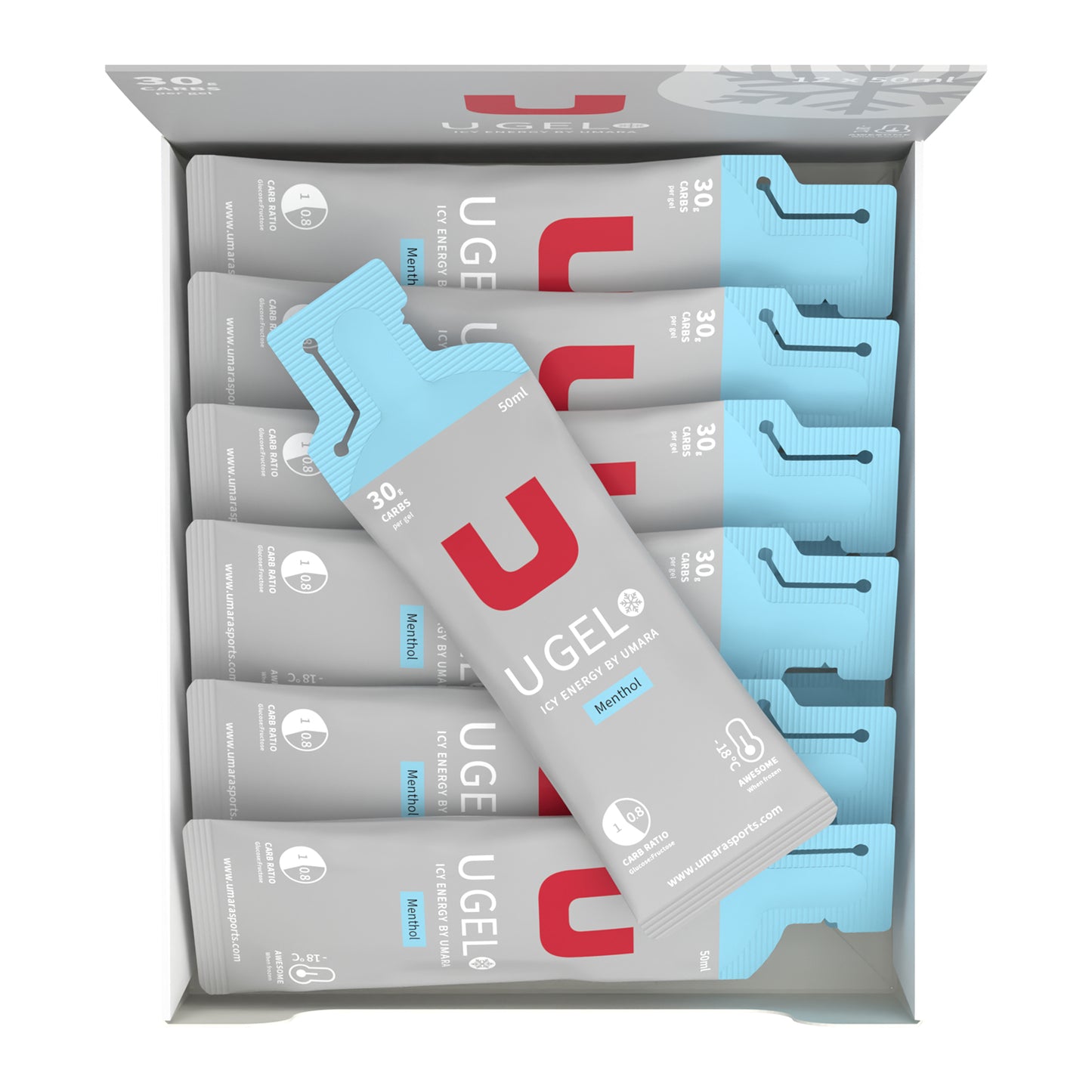 U Gel Mentol (12 stk a 65 g)