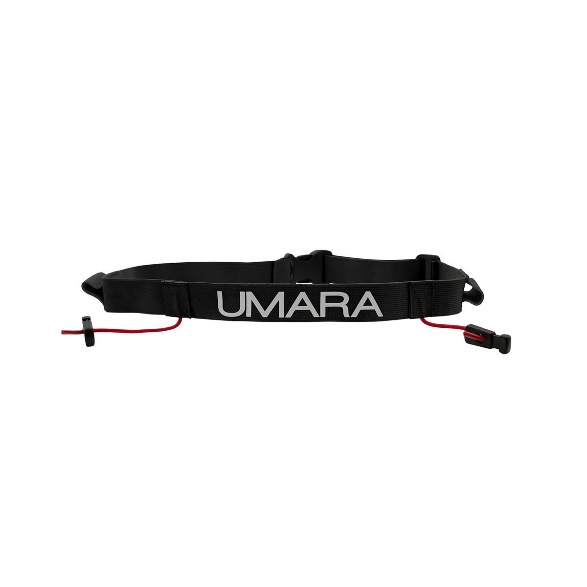 Svart UMARA Awesome Racebelt nummerlappholder for løp og triatlon