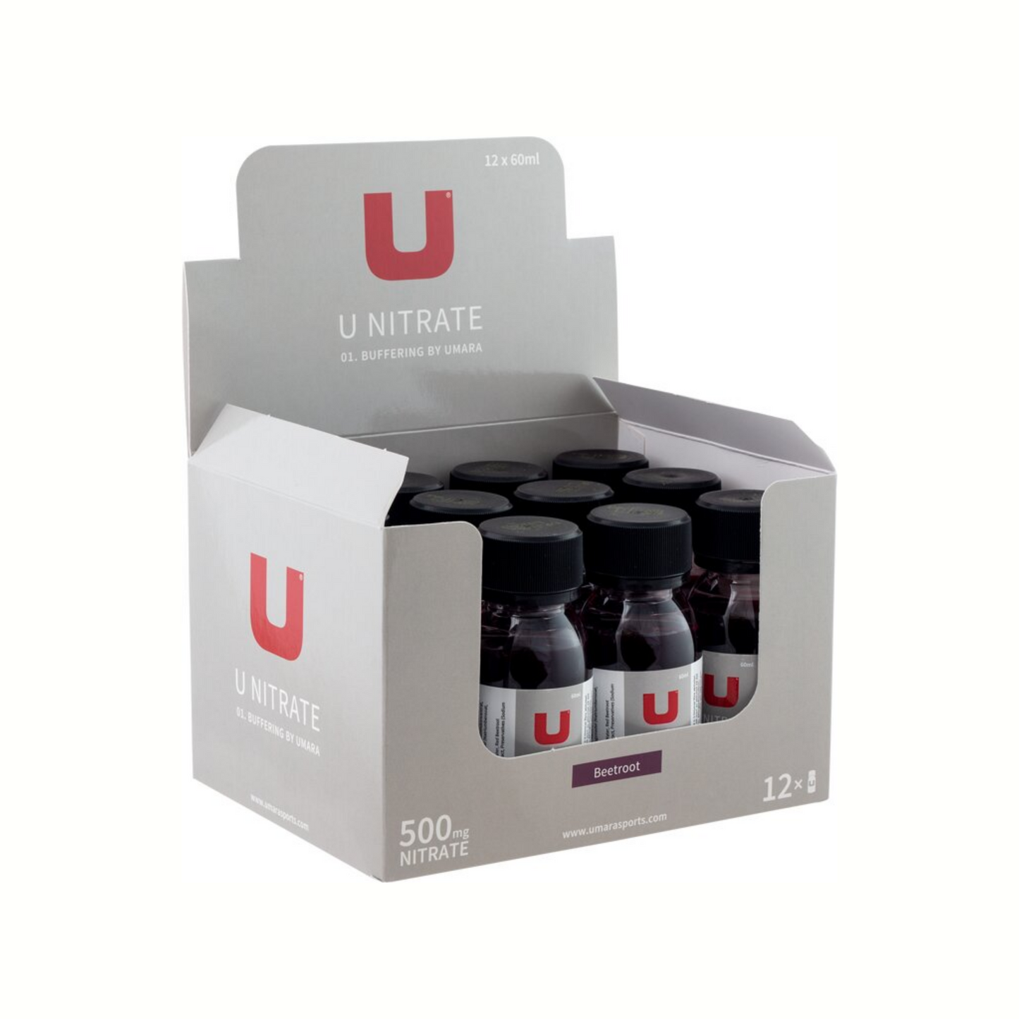 U Nitrate Rødbetshot (12 stk á 60ml)