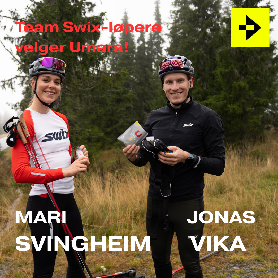 Jonas Vika og Mari Svingheim fra Team Swix