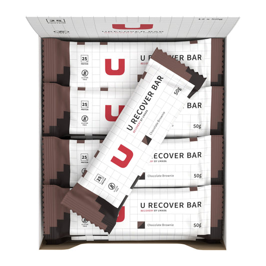 U Recover Proteinbar Sjokolade Brownie (12 stk.)