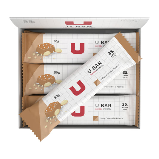 U Bar Salt karamell Peanøtt 12 stk