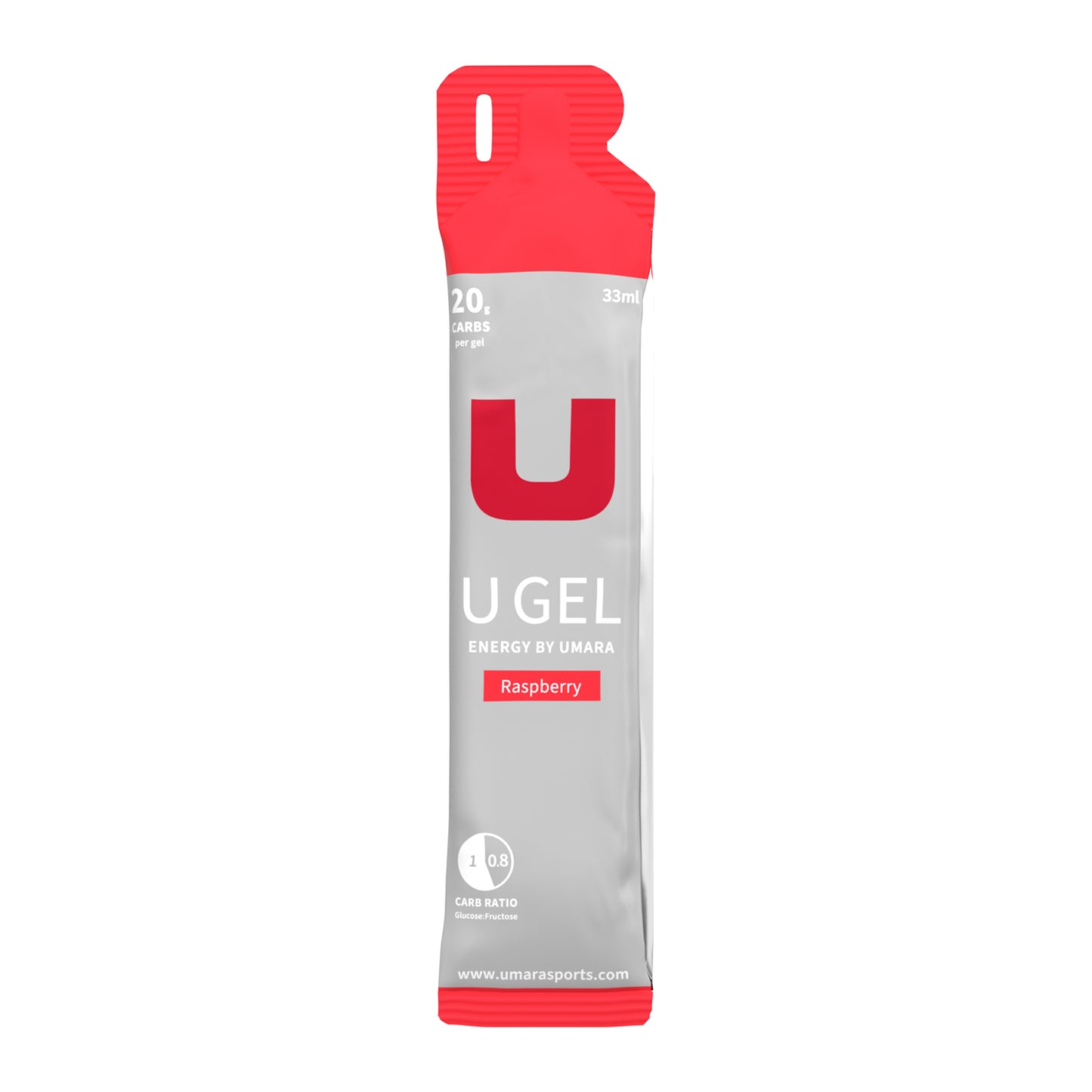 U Gel Bringebær (20gr karbo)