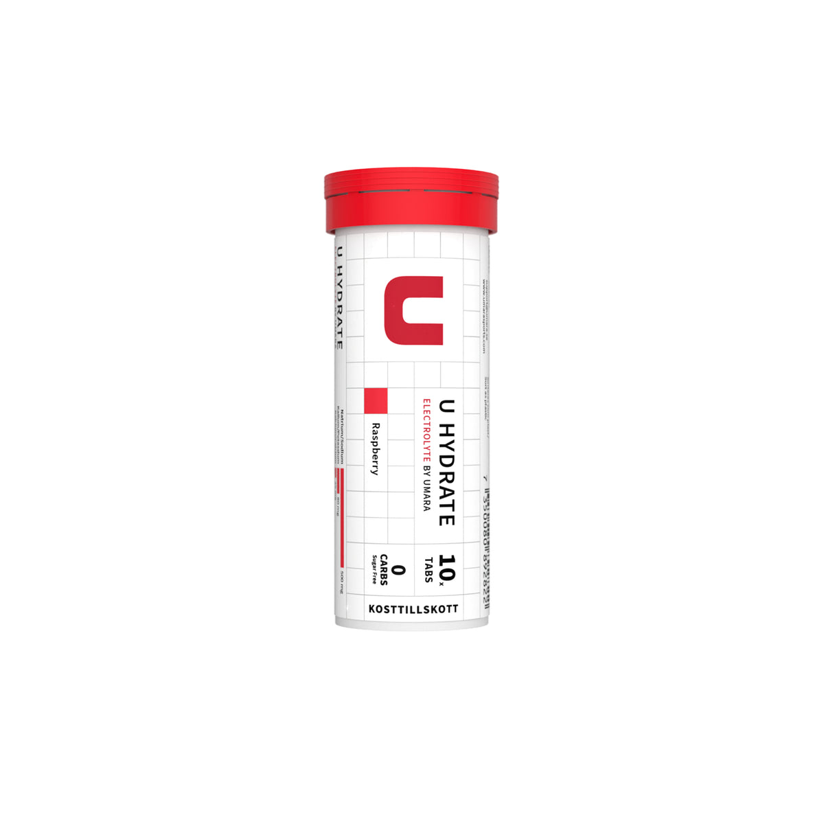U Hydrate Bringebær (10 stk tabletter)