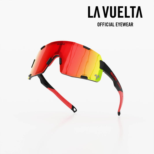 Fotokromatiske sportsbriller 4KAAD AXENTO La Vuelta i sort