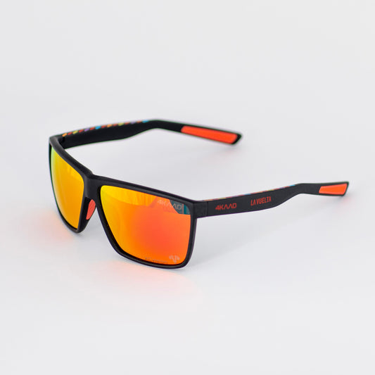 Sportsbriller 4KAAD SUNSET SPORT La Vuelta sort med rødt glass